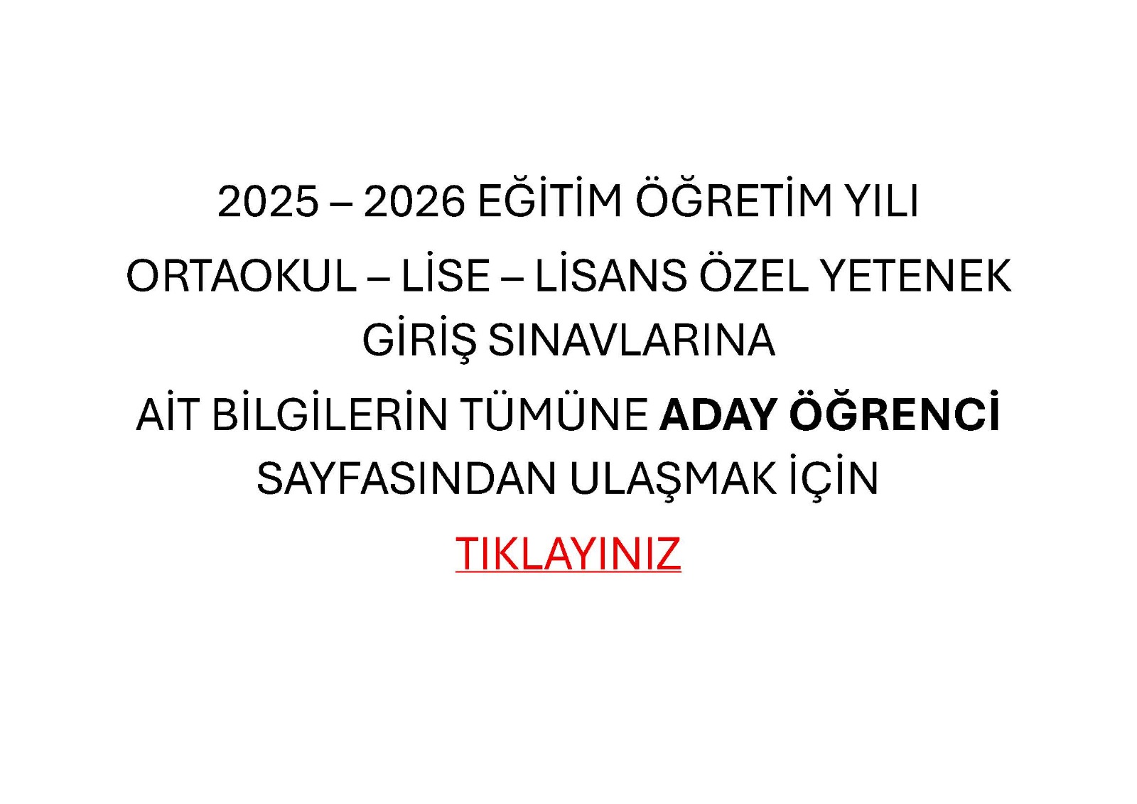 ADAY ÖĞRENCİ